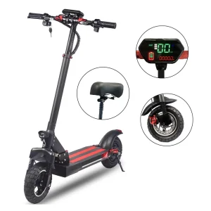 Powerful 350W Motor Electric Scooter for Adults Long Range 15.5-20 MPH Dual Brakes Cruise Control for Off-Road Use