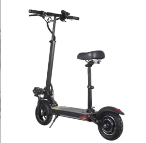 Powerful 800 48V 10 Inch Off Road Foldable Electric Scooter with Seat Electronic Scooters for Adults
