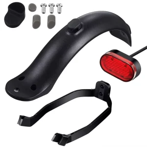Rear Fender Sets Bracket and Tail Light with Screws for Xiaomi M365 Pro E Scooter Repair Parts