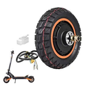 Rear Hub Motor Kit 1000W 100cm Cable 6-Hole 255×80 10 Inches Pneumatic Off-Road Tire Scooter Parts