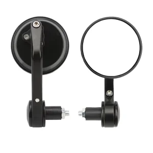 Retro Accessory Small Round Rearview E-Bike Scooter Universal Parts Motorcycle Handlebar Rear Mirrors