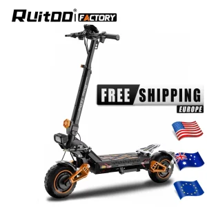 Ruitoo T3PRO EU Warehouse Free Shipping Factory Direct Sale Dual Motor Mobility Powerful Off Road Two Wheels Electric Scooters