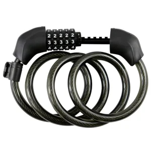 SENDE Bicycle Steel Cable Combination Lock Waterproof Anti theft Padlock Riding Accessories for E scooter E Bike Motor Bike Lock