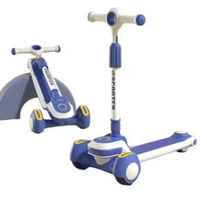 Safety Design Kick Scooters Foot Scooters Aluminum Alloy Foldable Handle Kids Tri Scooters for Kids