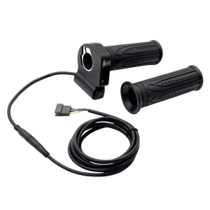 Scooter Accessory Handle Throttle Battery Level Display 48V Silicone Accelerator Speed Control Boost Acceleration