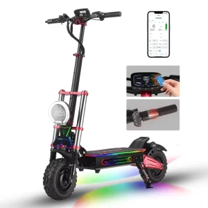 Sebo Technology S5-11 6000W Dual Motor Foldable Electric Scooter for Adults 65km/h Max Speed 100km Range Fat Tire NFC