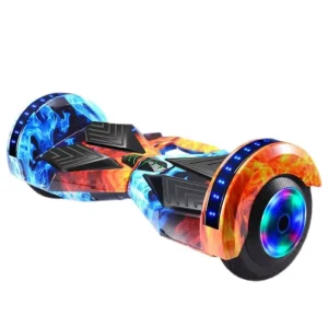 Smart 8″ Two Wheel Kids Electric Self-Balancing Scooter Hoover Board with Handlebar