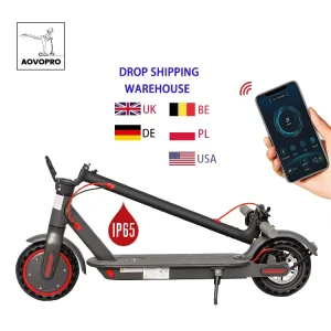 Smart APP Controlled Scooter Adult Large Capacity Battery Front Electronic Rear Disc Brake European Warehouse Stock