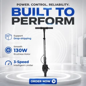Smart Display Electric Scooter for Kids 130W with 3 Speed Modes 8 12 14 km h