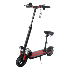 Smart Electronic Type Electric Road Scooter for Adults 350W Motor Dual Suspension Fat Tires 45km/h Max 60km for Rough Terrains