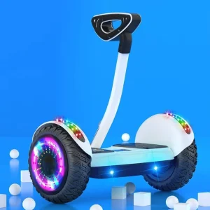 Smart Self Balancing LED Lights Electric Scooter 10 Inch Hoverboard With Wireless Btooth Speaker