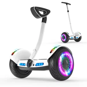 Smart Self-Balancing LED Lights Electric Scooter 10inch Segway Hoverboard With Wireless Btooth Speaker