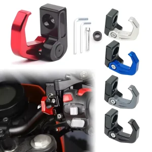 Space-saving Aluminum Alloy Folding Hook Easy Installation Universal Helmet Luggage Rack Modification Hardware for NMAX XMAX PCX