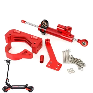 Steering Stabilizer Damper Front Wheel Shock Absorber Modification Bracket Kit Steering Damping for Zero 10X Electric Scooter