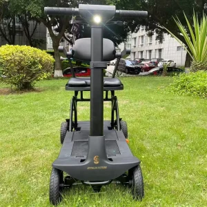 Super Light Lithium Battery Easy Folding Electric Mobility Scooter 4 Wheels for Adults Seniors Outdoor Travel