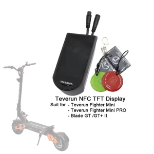 TFT Display Blade GT Ll GT+ II Teverun Fighter Mini Pro Electric Scooter Display Parts Black