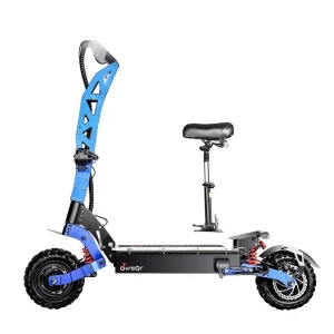 Two Wheel Electric Scooter 6000W 60V 90KM Range Foldable Waterproof Off Road Dual Motor Seat 200kg 35AH Lithium Sensor