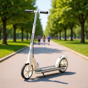 Two wheeled Foldable Scooter for Children Aged 3 to 9 with Illuminated Wheels and Brakes