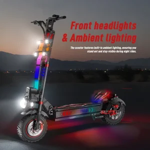 US Warehouse 10000w Electric Snow Scooter 60V 40Ah Electric Adult Scooter 13inch Electric Fat Tire Scooter