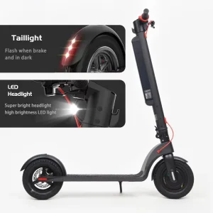 USA EU Warehouse Scooters 36V Lithium Battery Removable 8.5/10 Inch 350W 15-20KM Range Foldable Aluminum Alloy Double Disc Brake