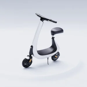 Unisex White for Wireless Mini U Electric Scooter Factory Direct Sales Short Range Travel with Brushless Motor Max Speed 25kmh