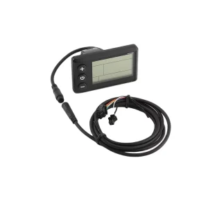 Universal 24V 36V 48V 52V 60V Instrument Display for Electric Bicycles and Electric Scooters + Waterproof Connecting Cable
