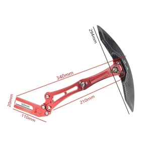 Universal Accessories Motor Rear Wheel Cover Splash Motorcycle Guard CNC Mudguard Fender for Scooter