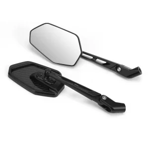 Universal Carbon Fiber Motorcycle Rearview Mirrors 8mm 10mm Modification Motorcycle Accessories