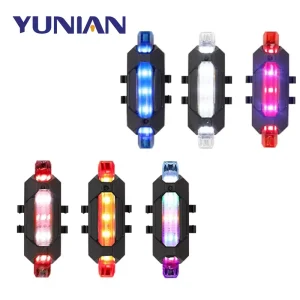 Universal Mini Strobe Light for Motorcycle Bicycle Scooter LED Flash Warning Lamp Parts Red Blue New Car Accessories