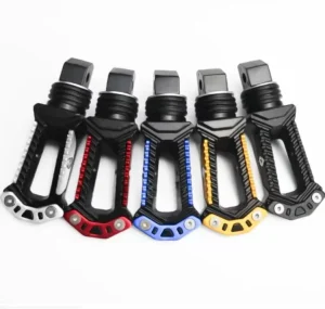Universal Motorcycle Aluminum Alloy Pedals Scooter ATV Moto Foot Peg Footrests Footpeg Pedal Accessories