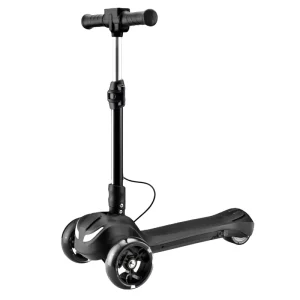 Upgraded Kick Scooters & Foot Scooters Electric Child with LCD Display LED Light Bar Three 3 Wheel Electric Scooter