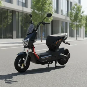Urban Electric 48V Moped Scooter 500W Motor Power and 3 Speed Gears Aluminum Alloy Frame for City Commute and Leisure Riding