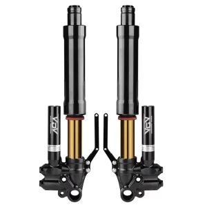 V4 Inverted Front Hydraulic Shock Absorber Aluminum Alloy for Scooter and Electric Vehicles