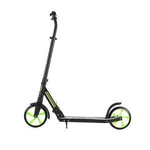 Vintage Big Tire Kick Scooter Adjustable Height 8in Big PU Wheels Adult Foot Pedal Kick Scooter