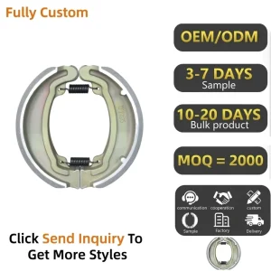 WAVE110 WAVE125 Motorcycle Drum Brake Pad Pure Aluminium