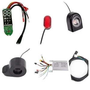 Waterproof Brushless Scooter Accessories 36V 350W Controller for App Tail Light Handbrake Complete Set
