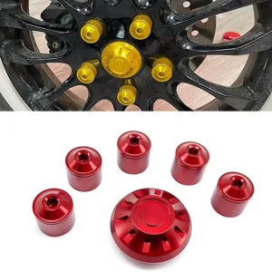 Wheel Hub Hole Cover CNC Aluminum Cap Screws for Vespa GTS Sprint Primavera LX LXV 50 125 250 300 Scooter Motorcycle Accessories