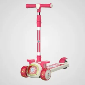 Widened Thickened Foldable Lightweight Children’s Kick Scooter Multifunctional Kids Ride Toy Boys Girls 1-8 Years Old Height
