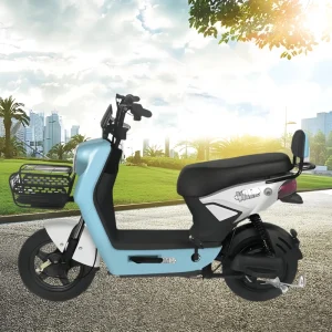 Women’s 48V 500W Pedal Assist Electric Bike 3 Speed Brushless Motor 31 60km Range Carbon Steel Frame Drum Brakes Lightweight