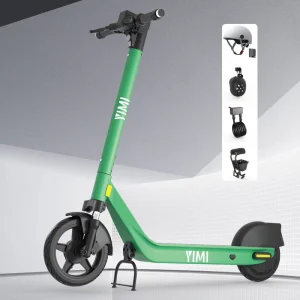 YIMI Front Hydraulic Fork Shared Electric Scooter Anti Slippery Solid Tyres 60km Long Range Commercial Fleet E Scooter