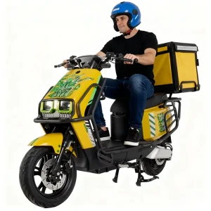 YOUYUAN Y4-G9 Gas Scooter 1500W 72V 40-60km/h 2-Wheel Dual-Lamp Freight Delivery Vehicle From SHANDONG