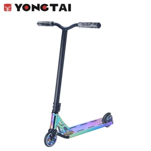 YTN-17 Factory Direct Kick Scooter 6061 Aluminum Outdoor Anodize Deck Planar Wheel Skateboard Steel Stunt Adult Scooter ABEC-9