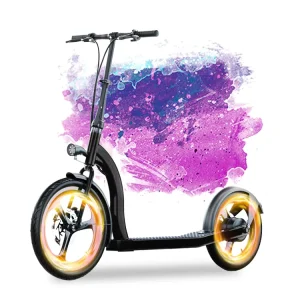 YUNQI ES2016 Fast Electric Scooter Adult Street Legal Two Wheel Foldable Waterproof 350W Motor 10AH Lithium Sensor Dual Disc